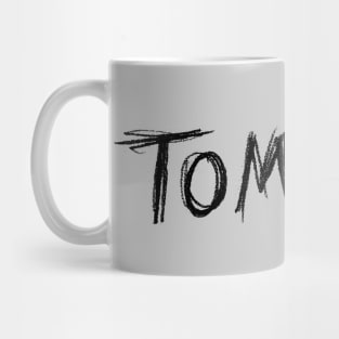 Tom Waits (Black Text) Mug